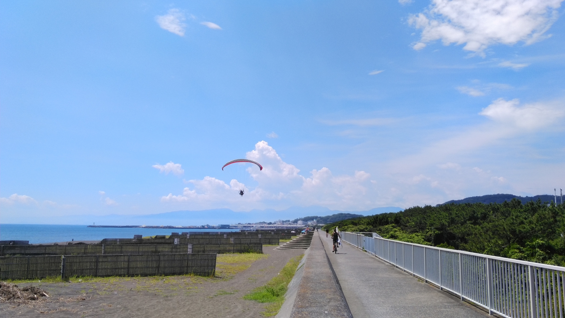 北浜海岸の風景の一部