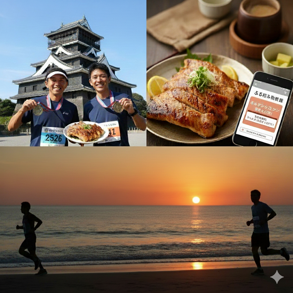 高知とマラソンのイメージを入れました